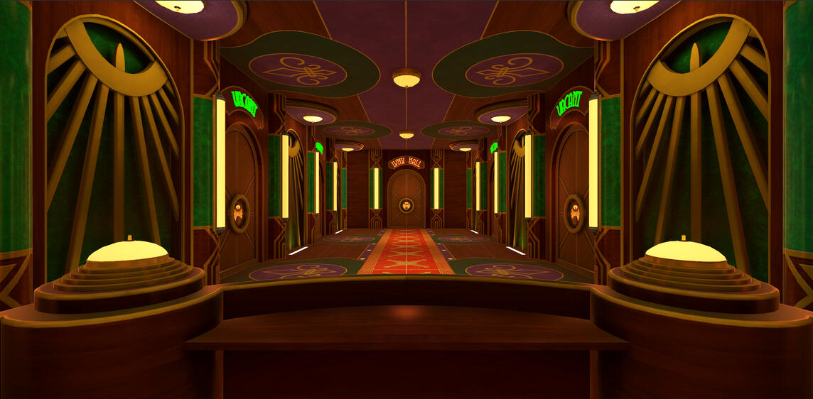 VIP Hallway Reception Finished