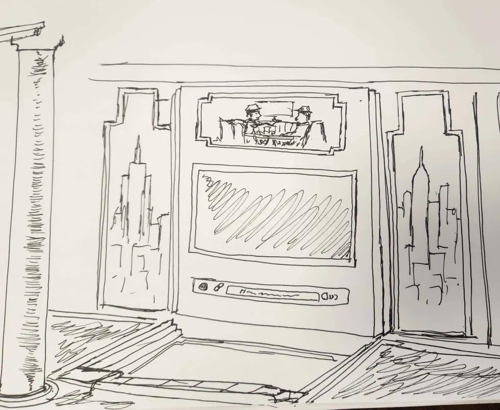 Sketch for Movie area