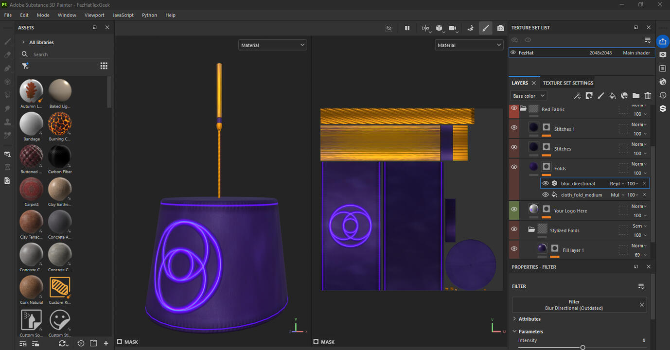 Fez Hat UV's and Textures
