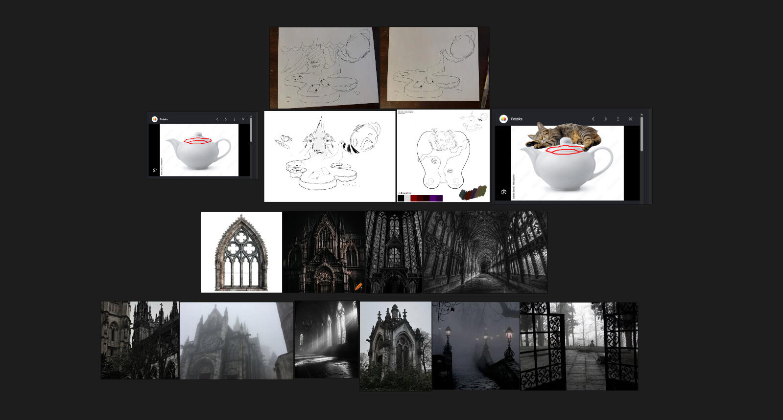 References gathered at the start of the project