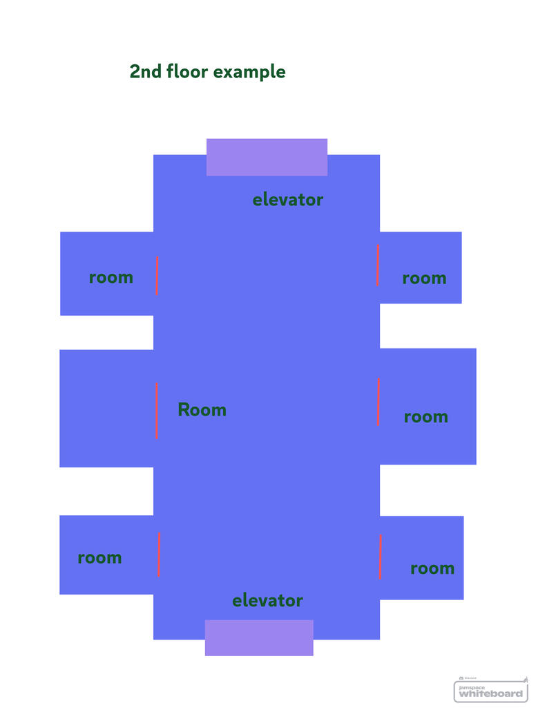 Second Floor Layout by Disz